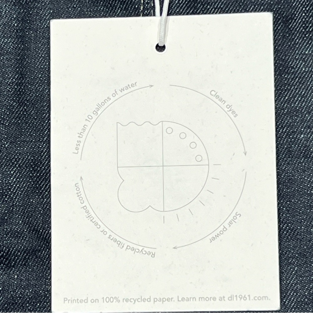 DL1961 Asra Mini Skirt Indigo size Med 28 NWT - Picture 4 of 13